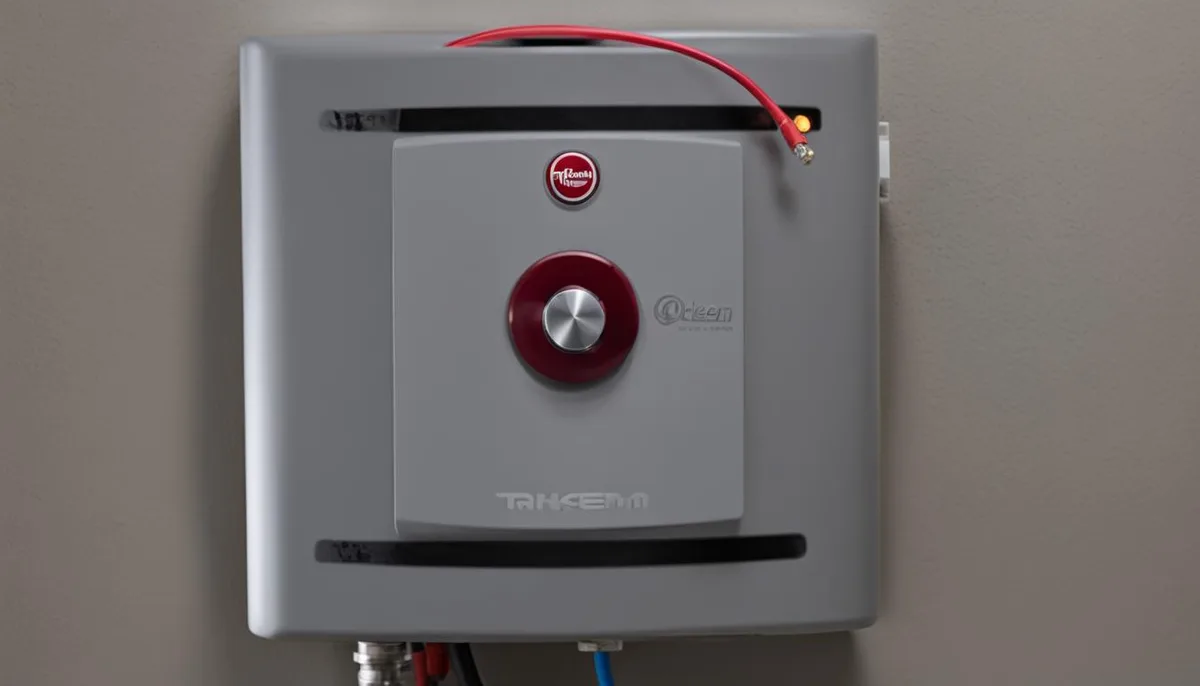 Rheem tankless reset button