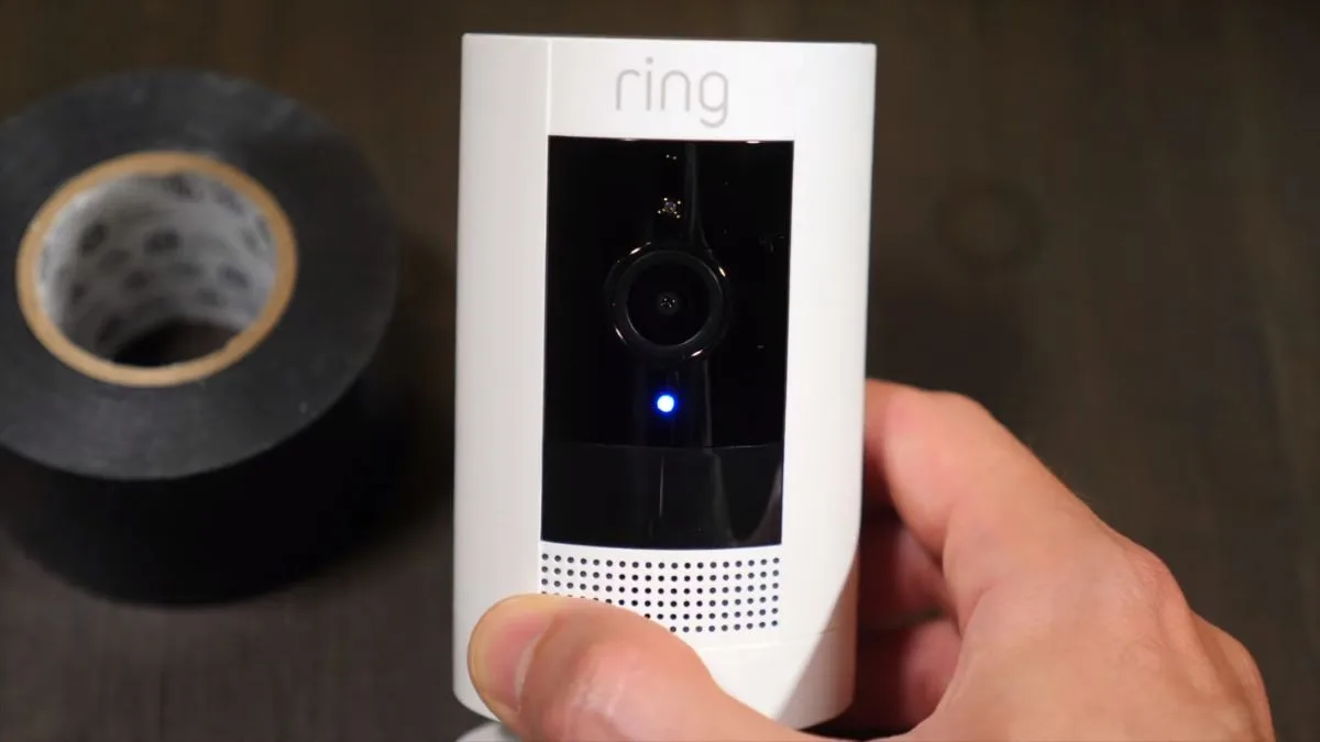 Ring camera LED status light patterns