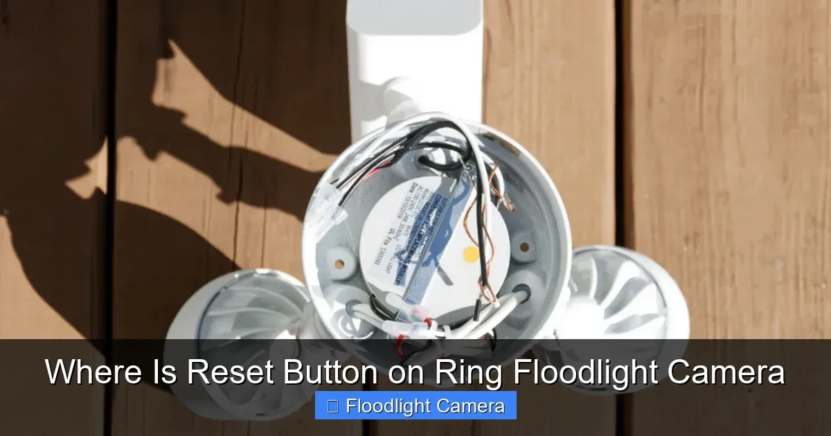 Ring camera reset