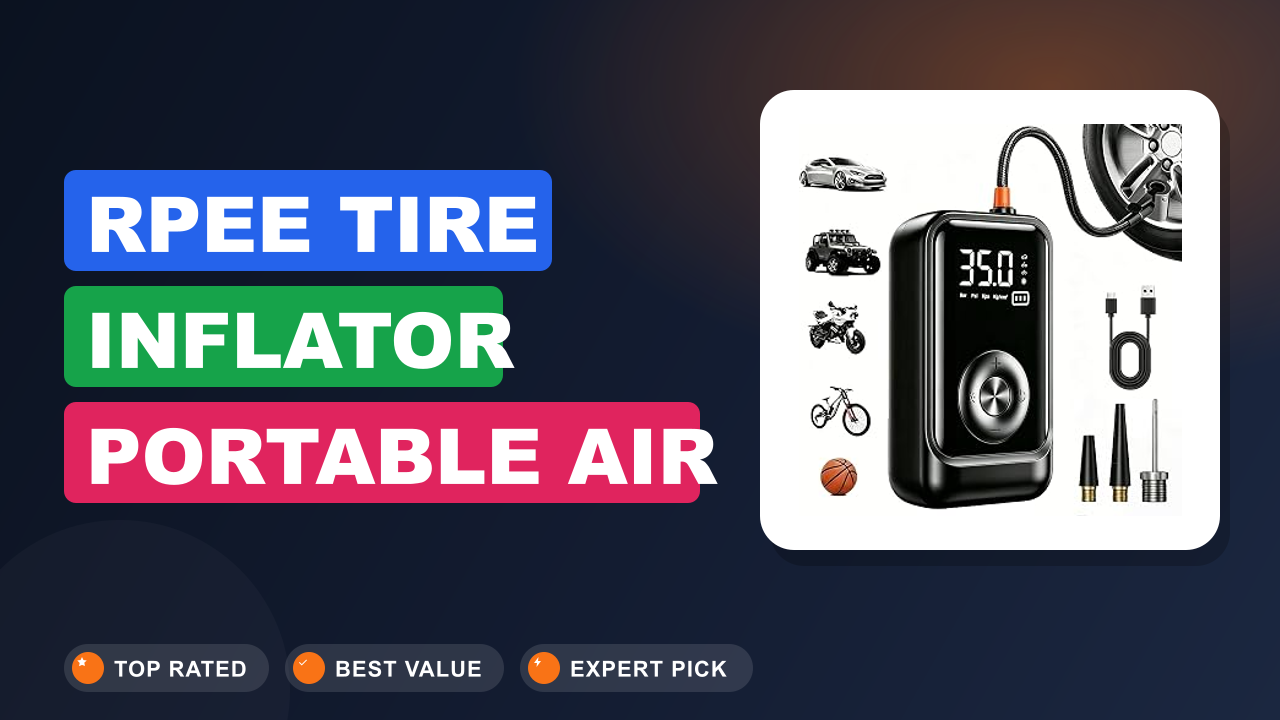 RPEE Tire Inflator Portable Air Compressor Review