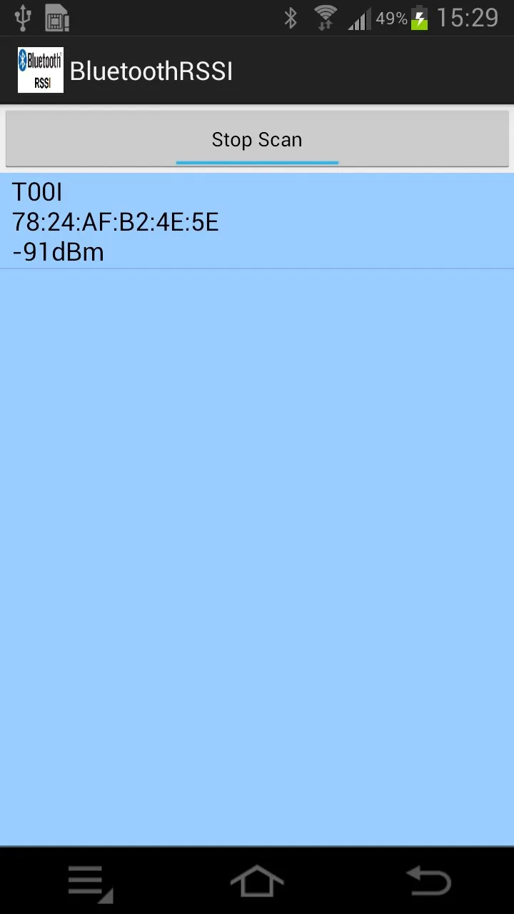 RSSI Wi-Fi signal strength