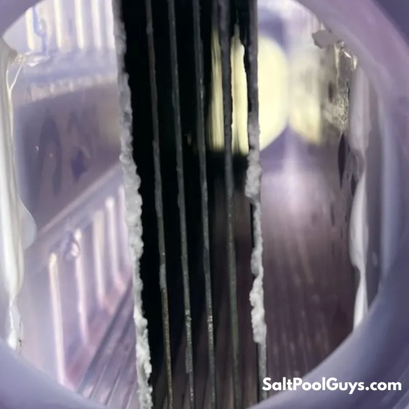 salt cell scale buildup