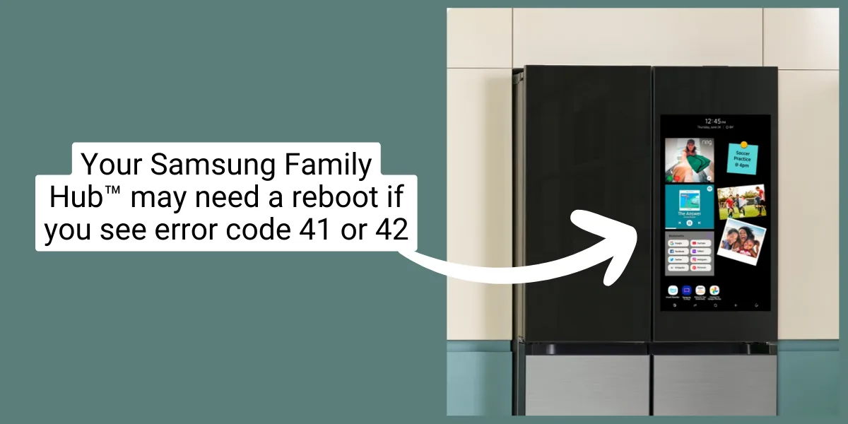 Samsung Fridge Error Code 41