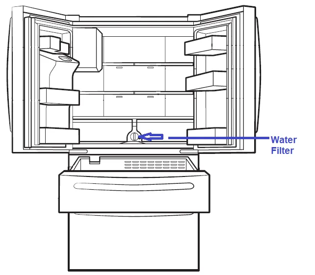 Samsung refrigerator filter location