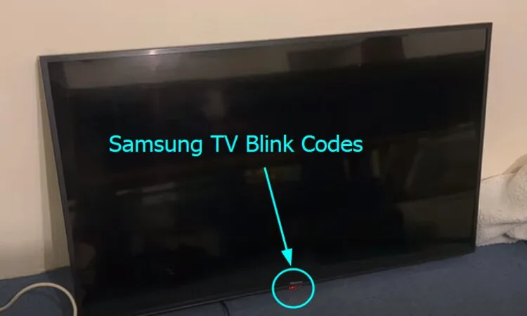 Samsung TV blink code guide