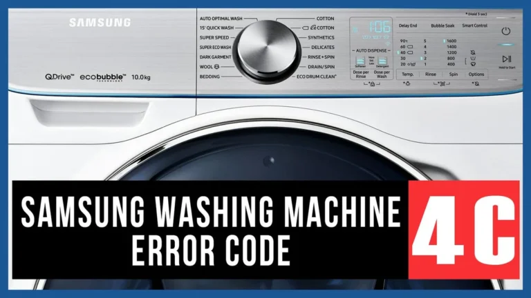 Samsung Washer Code 4c