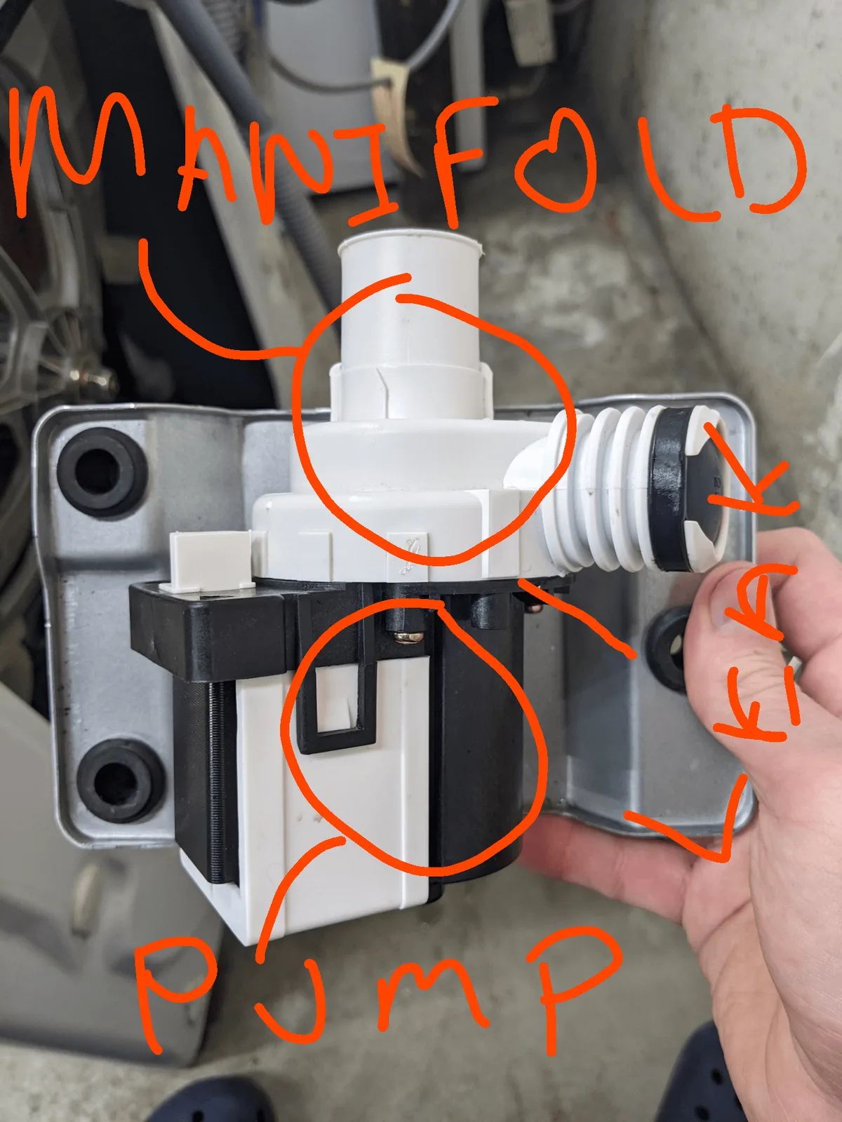 Samsung washer drain pump filter