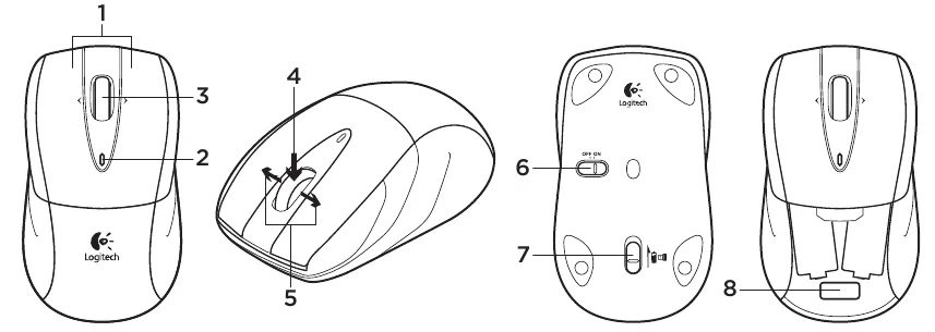 Scroll wheel with micro-precision (inertia scrolling)