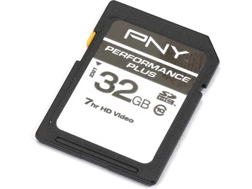 SD card capacity 32GB