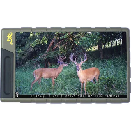 SD card format menu on Browning camera