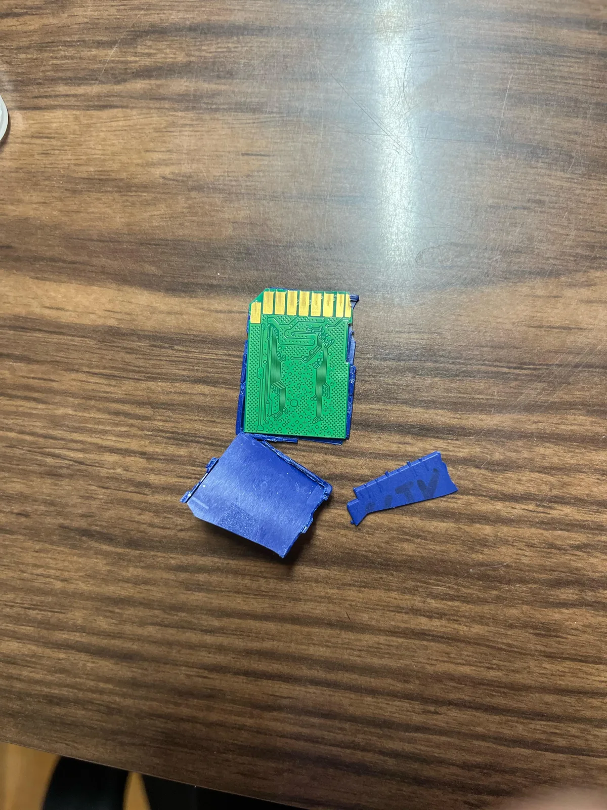 SD card physical damage