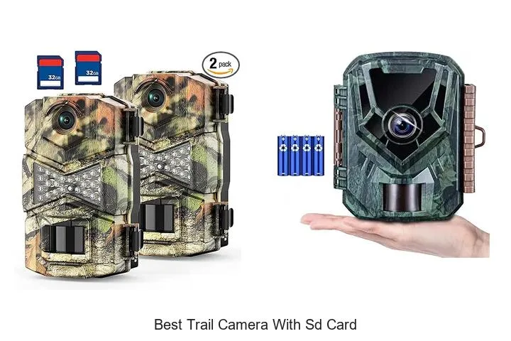 SD card removal trail camera