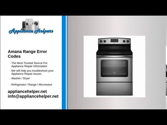 Amana Washer Code F2 E1