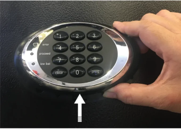 Sentry Safe Keypad Not Working With New Batteries