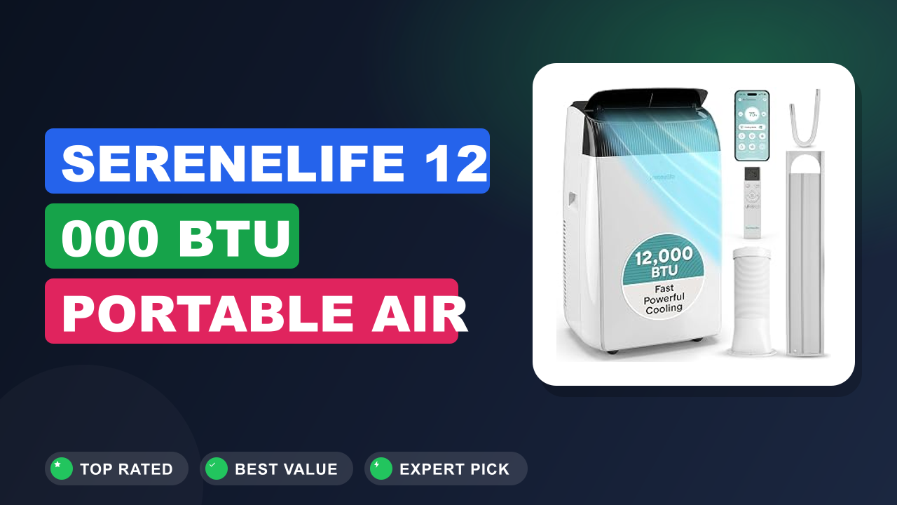 SereneLife 12 000 BTU Portable Air Review