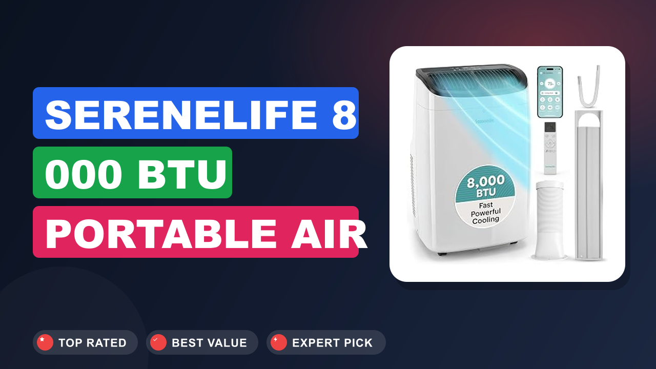 SereneLife 8 000 BTU Portable Air Review