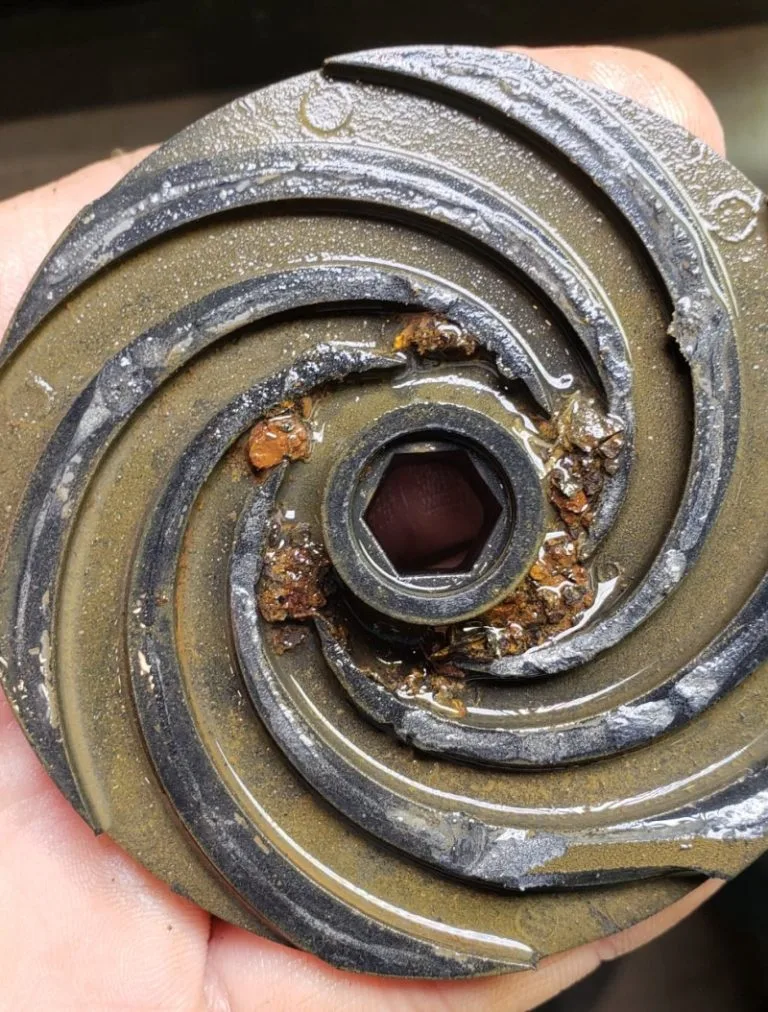 Sewage pump impeller