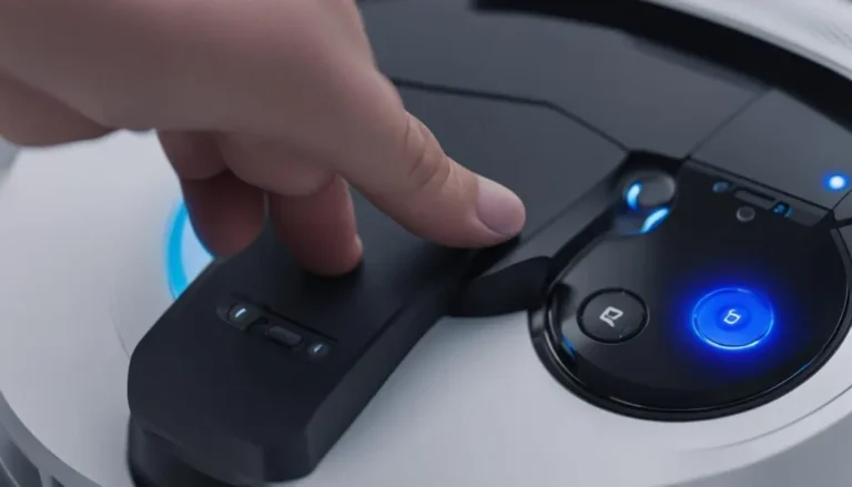 Shark Robot Vacuum reset button location