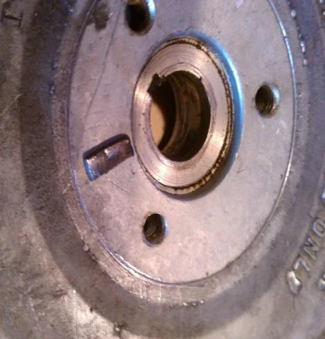 sheared flywheel key