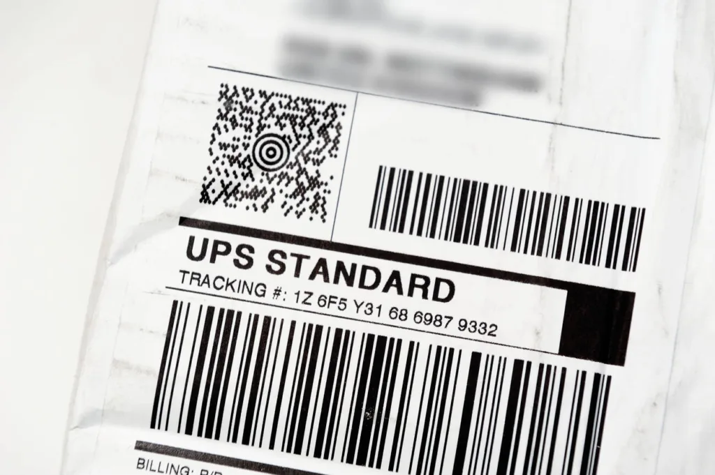 shipping tracking number