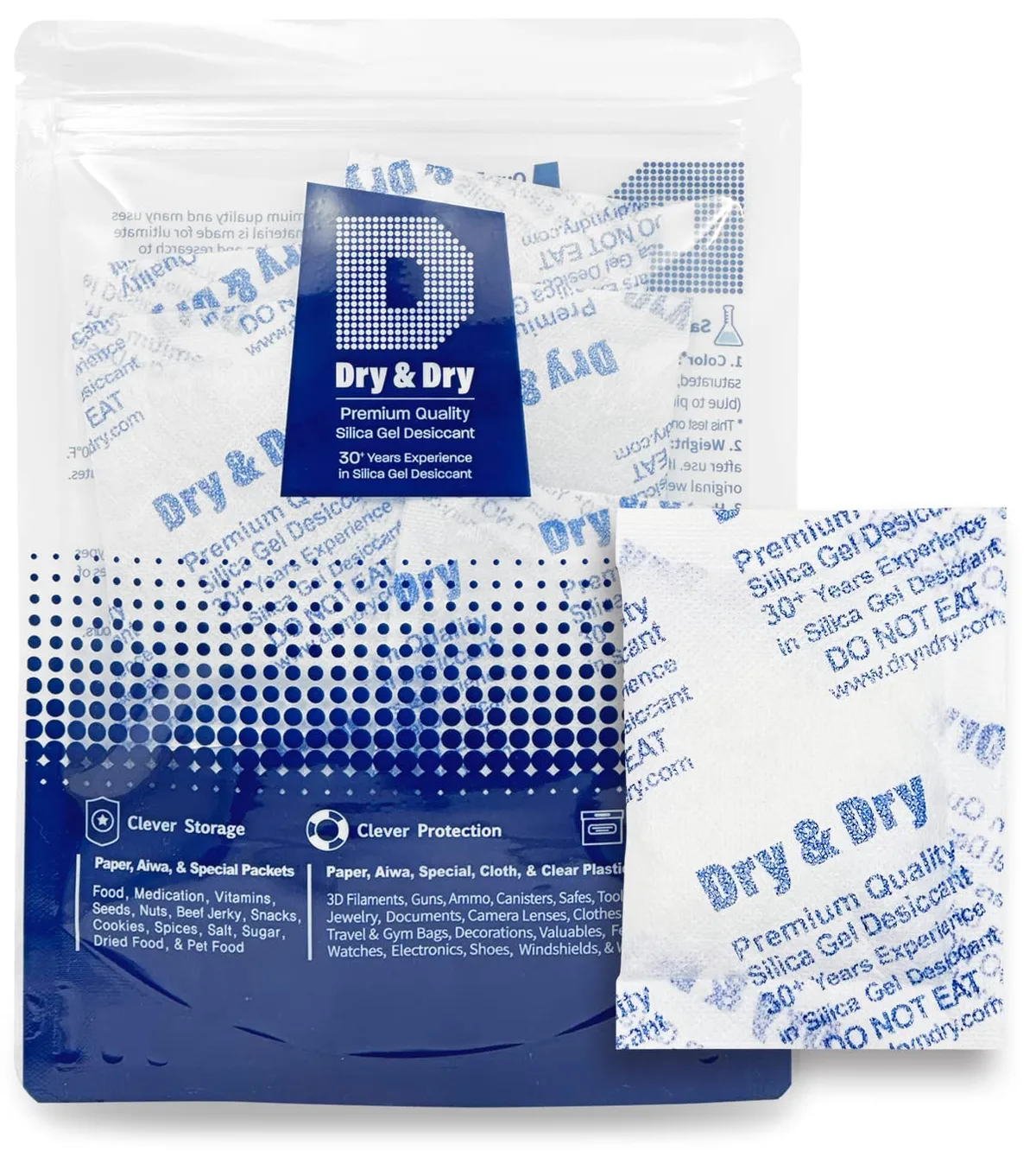 silica gel desiccant packs
