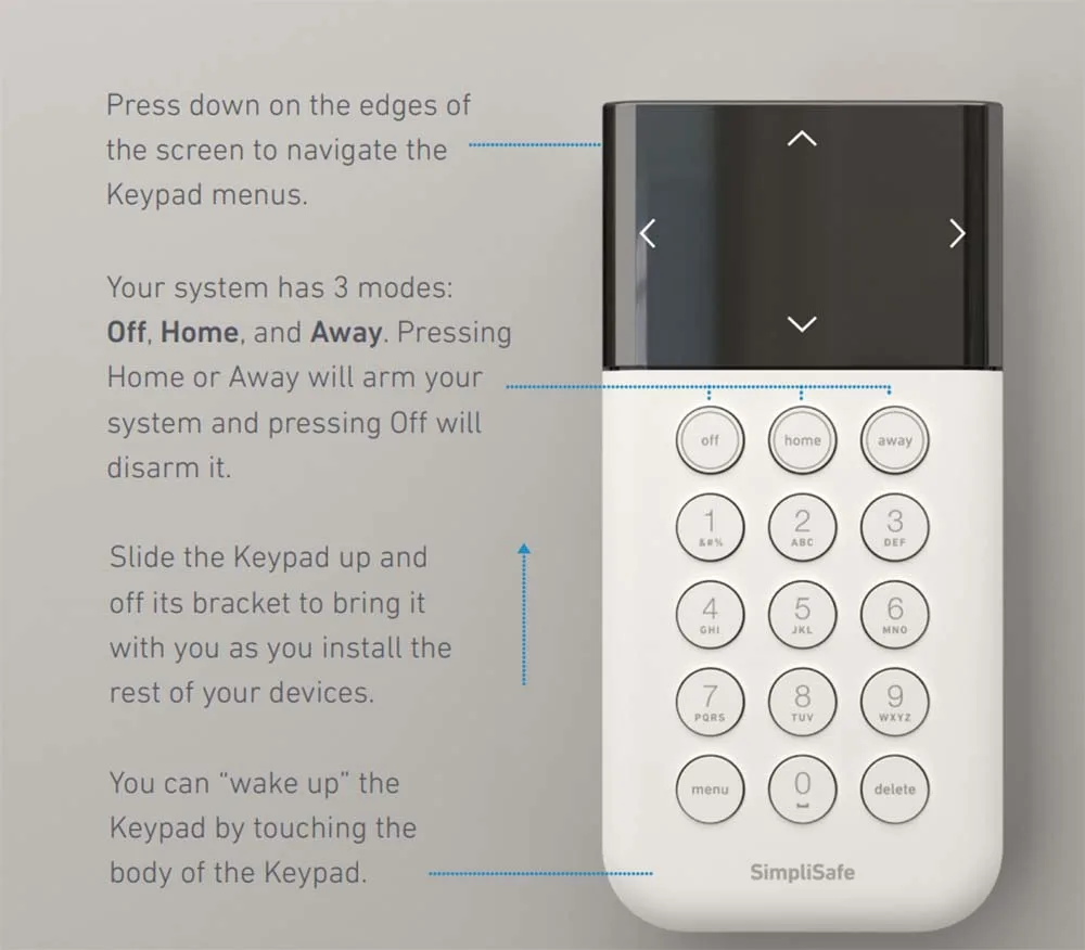 SimpliSafe Duress PIN warning