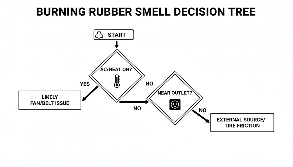 skunk burnt rubber smell decision tree diagram