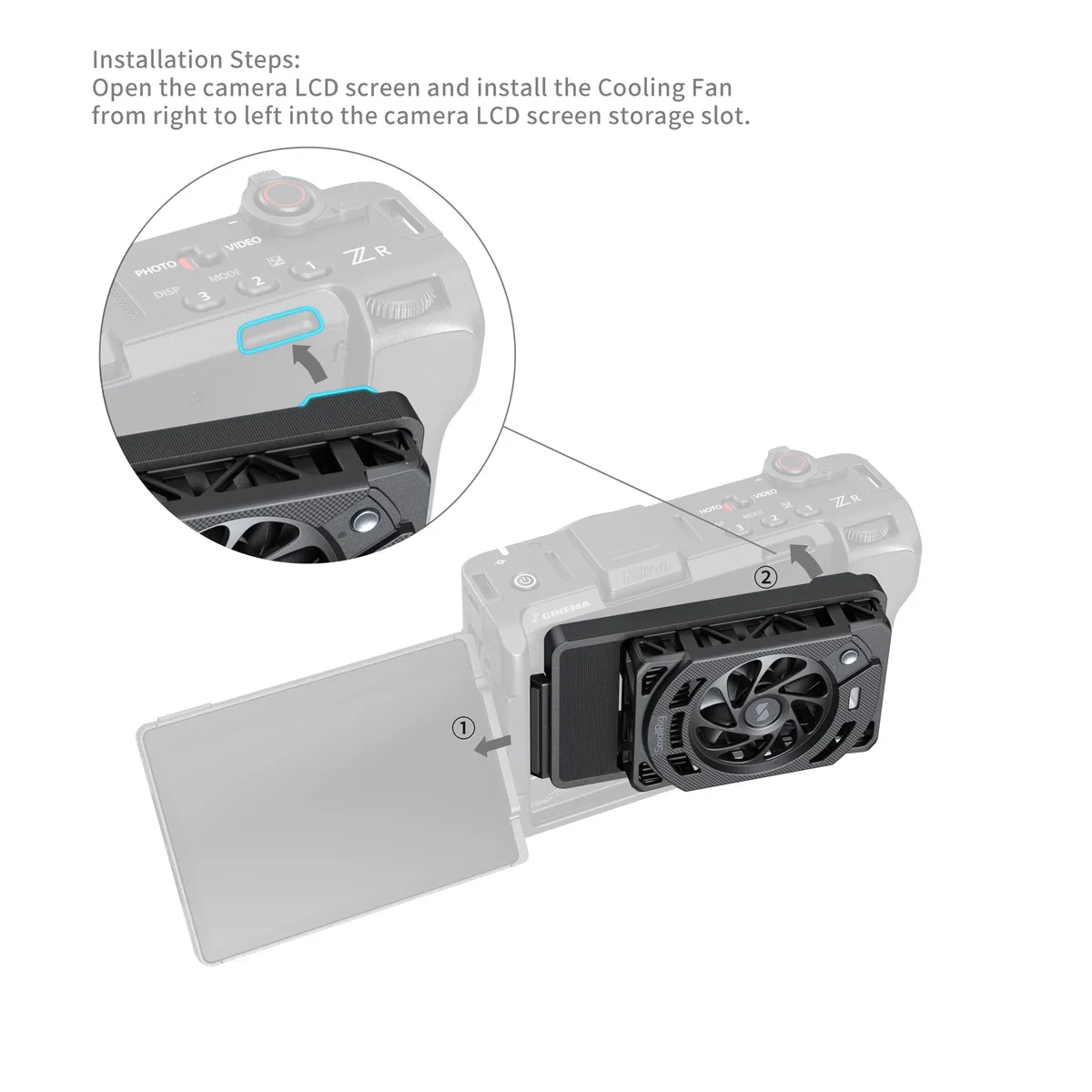 SmallRig cooling fan