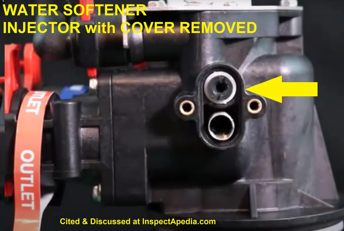 softener injector venturi assembly