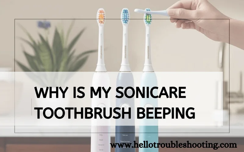 Sonicare beep decision tree