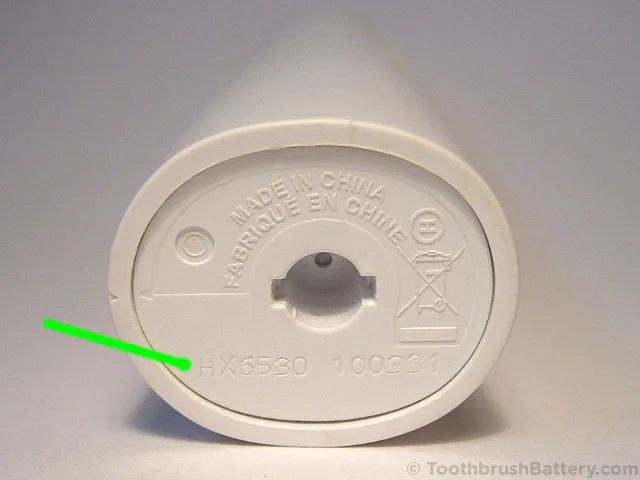 Sonicare model number location