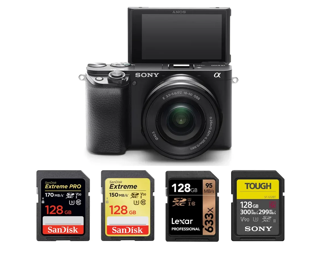 Sony A6100 SD card problems