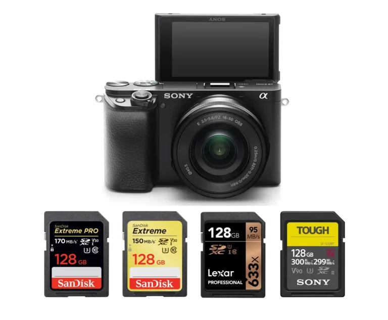 Sony A6100 SD card problems