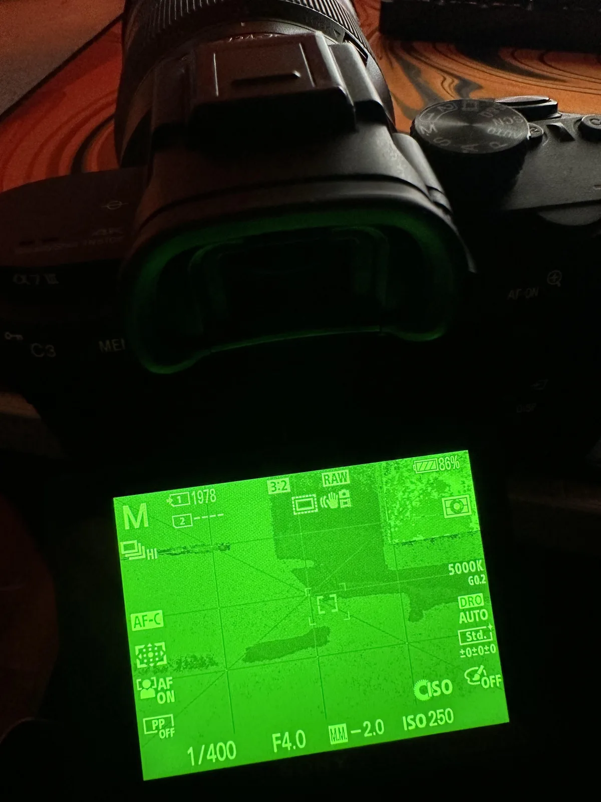 Sony A7 III error codes
