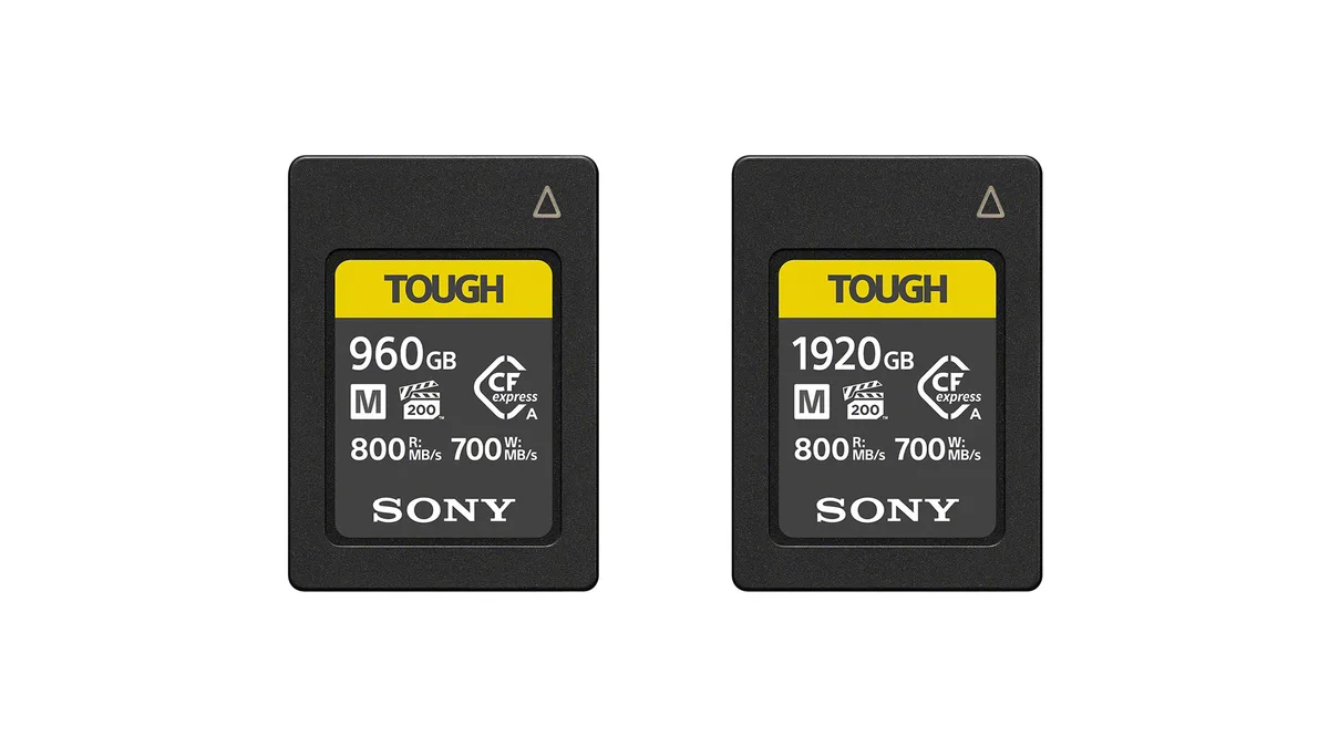 Sony A7 IV compatible memory cards