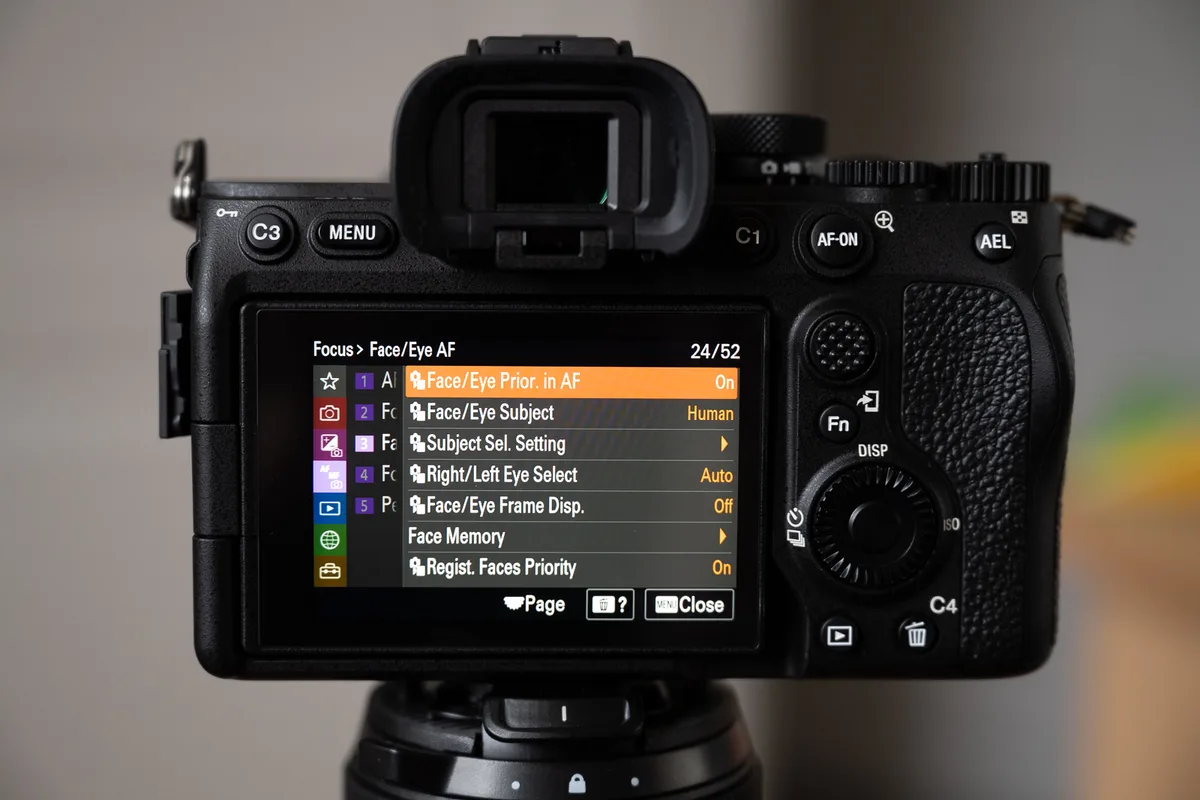 Sony A7 IV Eye AF
