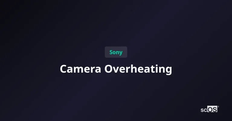 Sony A7 V overheating