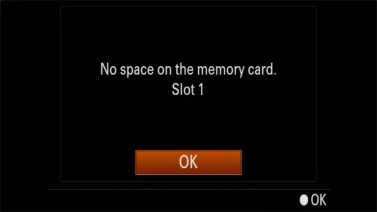 Sony A7R V card error
