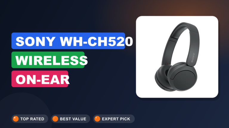 Sony WH-CH520 Wireless On-Ear Bluetooth Headphones Review