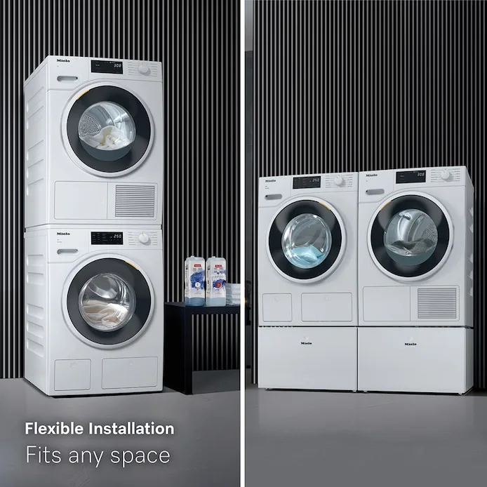 Stackable washer/dryer set