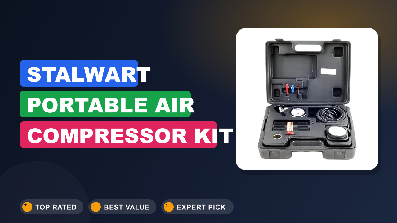 Stalwart Portable Air Compressor Kit w/Light Review