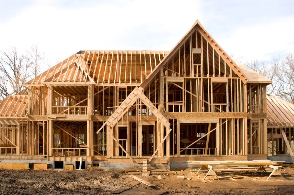 Stick-built home