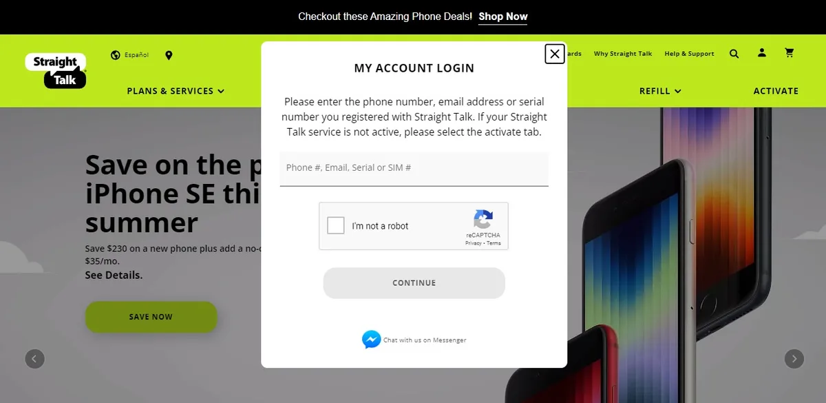 Straight Talk Password Reset Not Working