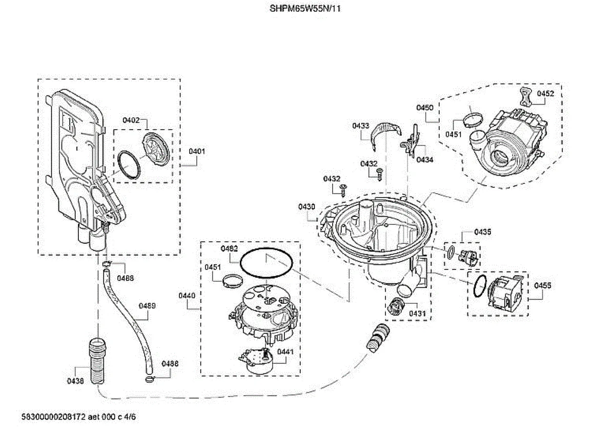sump housing