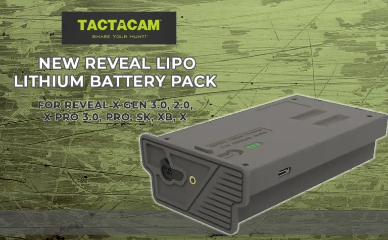 Tactacam Reveal X Pro battery problem