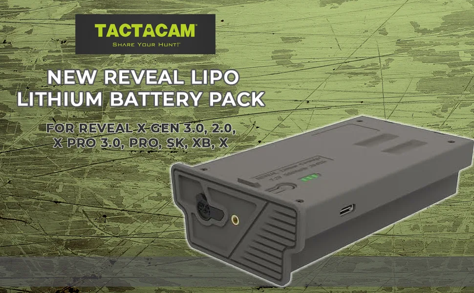 Tactacam Reveal X Pro battery problem