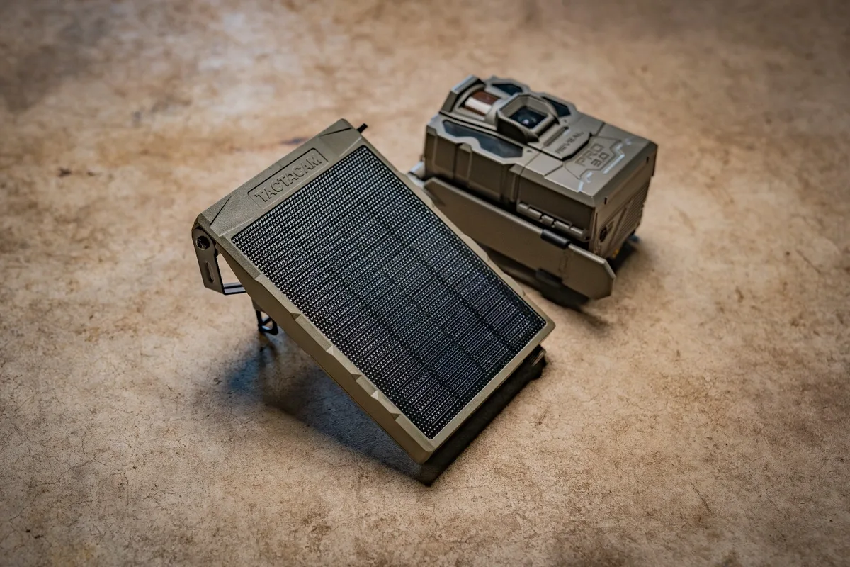 Tactacam solar panel setup
