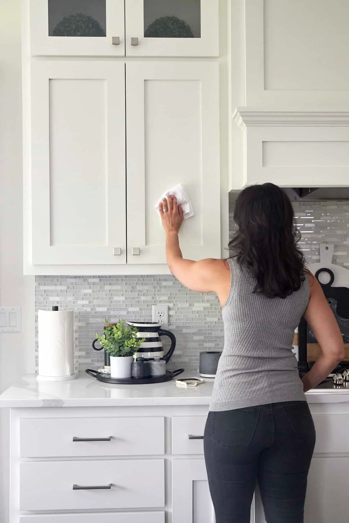The One Rule That Saves Your White Cabinets (Check Before You Clean)