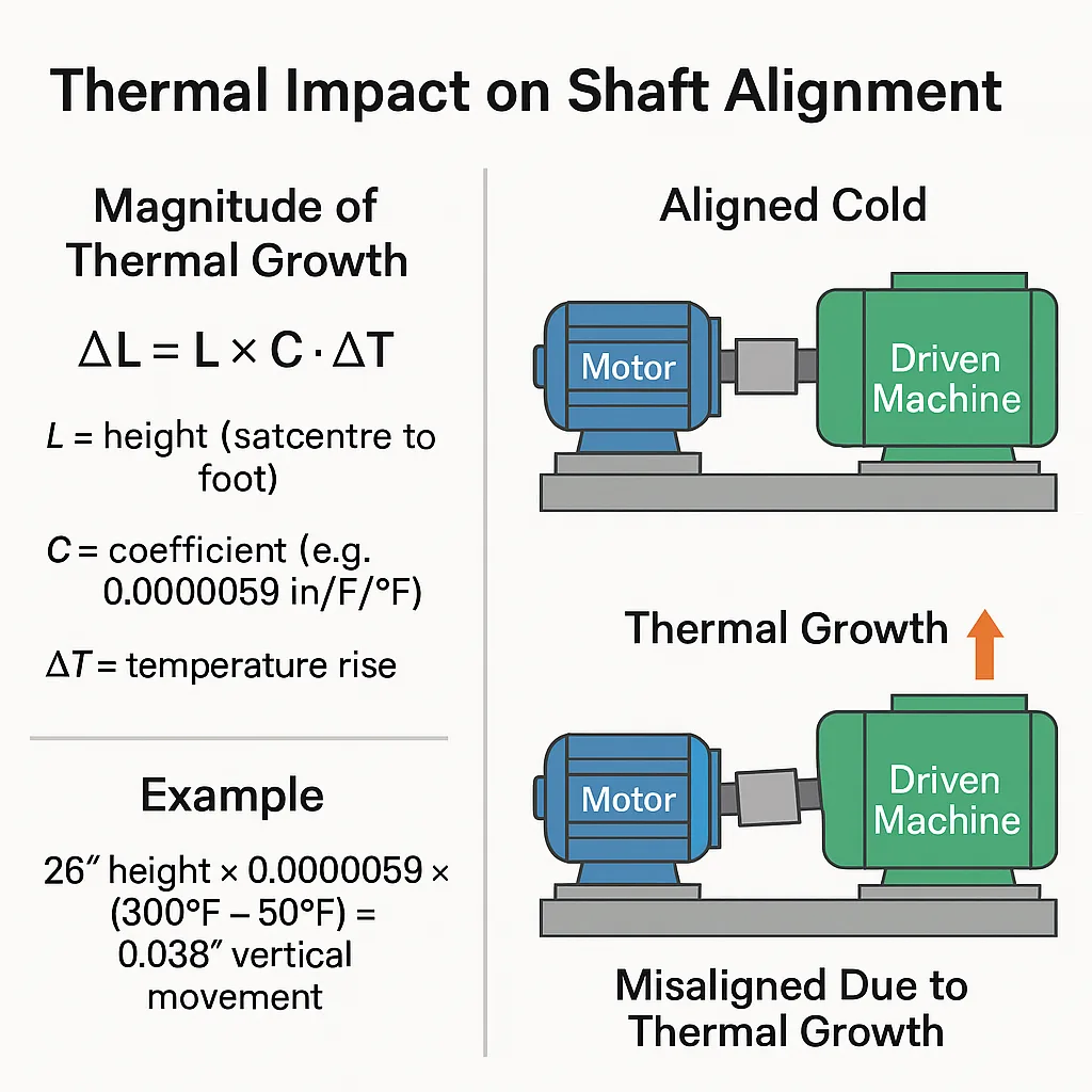 Thermal growth compensation