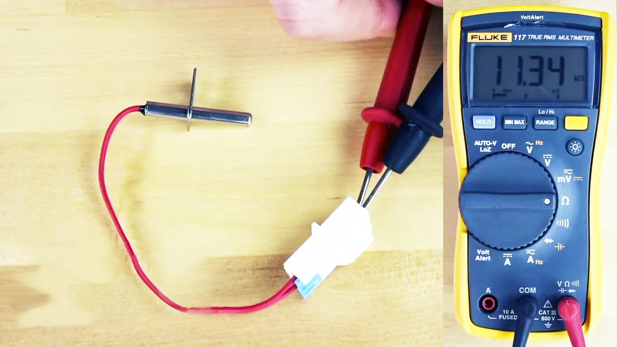 thermistor multimeter test